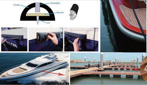 ระบบกันกระแทกสำหรับท่าเรือเรือยางพีวีซีทางทะเล ติดตั้งง่าย รุ่น SINO-181 SINO-190 SINO-199 SINO-216 - Product Image 1