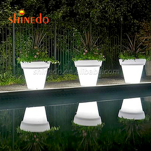 Pots de fleurs solaires à LED, lampe de jardin solaire, <span class=keywords><strong>pot</strong></span> de fleurs <span class=keywords><strong>extérieur</strong></span> solaire pour cour - Product Image 6