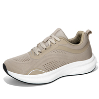 Chaussures de course pour hommes, grande taille, coupe large, en tricot, avec fibre de carbone, pour la course à pied