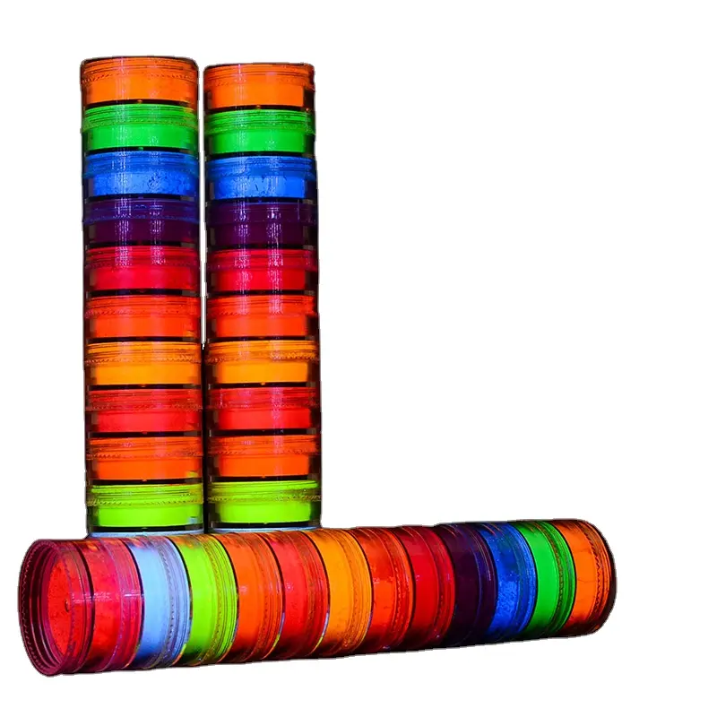 Неоновая пудра для теней для век, 12 цветов