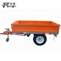 Offre Spéciale 1000kgs mini tracteur benne remorque tracteur semi-remorque