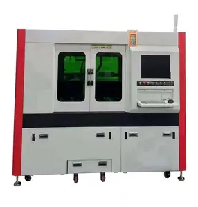 Mesin pemotong Laser pelat logam kecepatan potong tinggi mesin pemotong lazer papan sirkuit cetak tembaga/Aluminium mesin PCB