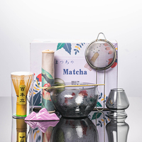 Ensemble de thé matcha LISHOU de style japonais, écologique, en porcelaine fine, motif martelé, verre, simplicité moderne, pour café et thé, usage domestique