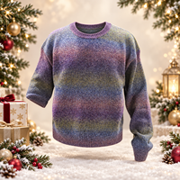 Pull en maille col roulé personnalisé en gros, 400 GSM, épais et chaud, pour hommes et femmes, idéal pour l'hiver et le quotidien