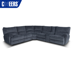 <span class=keywords><strong>MANWAH</strong></span> Sofá para sala de estar tapizado de tela extensible moderno, sofá seccional reclinable de 5 plazas - Product Image 2