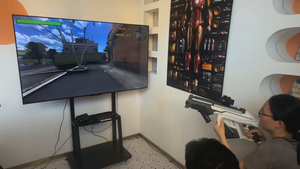 Sân chơi nhập vai huyền diệu AR kết nối bốn Slide kiểm soát cử chỉ chụp Mô phỏng Màn hình lớn Máy trò chơi chiếu - Product Image 4