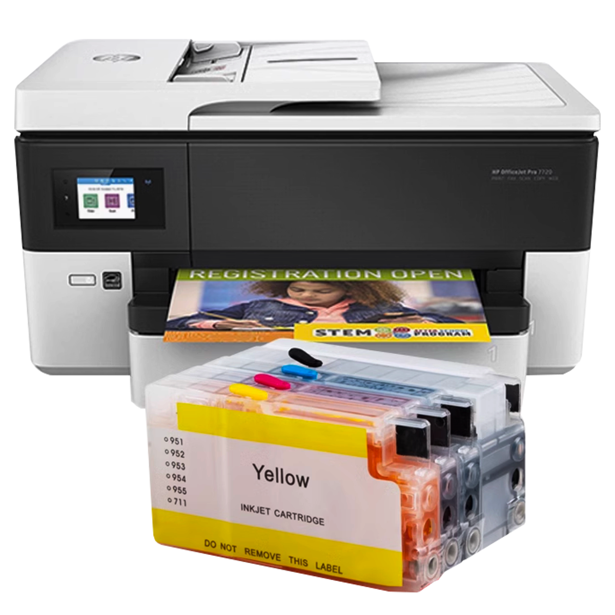 Пустой многоразовый картридж WEL-TRY Hp952xl с чипом 952 дуги зеленого типа для hp OfficeJet 7720 8720 8730 8740 принтеров
