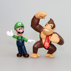Figuras de PVC de Super <span class=keywords><strong>Mario</strong></span> <span class=keywords><strong>Bros</strong></span>, Figuras de Personajes de Videojuegos, <span class=keywords><strong>Luigi</strong></span>, Yoshi, Donkey Kong, Adorno Decorativo de Escritorio, Modelo Coleccionable - Product Image 4