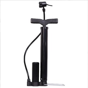 Pompe à vélo haute pression 80-130PSI, adaptateur de valve, tuyau en acier noir, portable pour vélo, moto, voiture, ballon de basket - Product Image 1