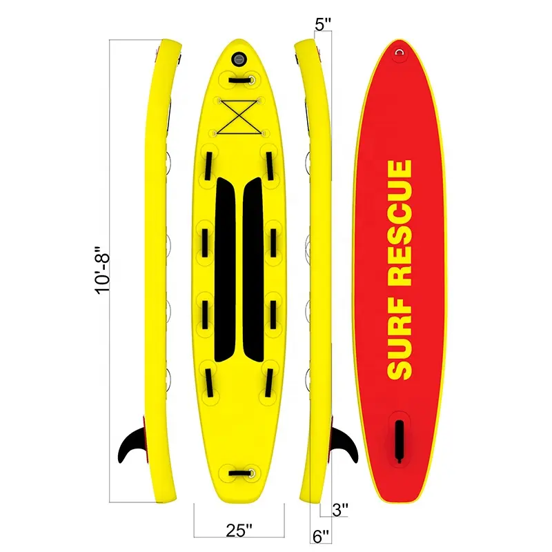 2022 neues Double Layer Stand Up SUP aufblasbares Rettungs paddel brett