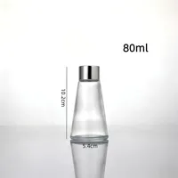 Diffuseur de parfum style nordique 80ml, bouteille en verre dépoli écologique, sans alcool, vente en gros OEM/ODM personnalisé avec bâtonnets en bois