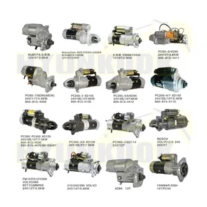 China made Excavator spare parts 600-813-6632 PC400-8 start motor 600-813-9322