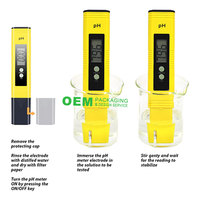 Stylo testeur de pH PH-02, sonde de capteur d'eau, électrode, plage de pH 0-14, résolution 0,01, précision 0,1pH pour le traitement de l'eau potable