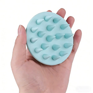 Spazzola Massaggiante per Cuoio Capelluto in Morbido Silicone, Esfoliante per Capelli, Spazzola per <span class=keywords><strong>Shampoo</strong></span> Anti-Forfora - Product Image 1