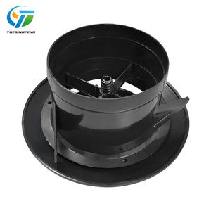 Bán Buôn Hiện Đại Trong Nhà Có Thể Điều Chỉnh Thông Gió Lưới Tản Nhiệt Có Thể Tháo Rời Vòng ABS Nhựa Khuếch Tán Không Khí Trong Màu Đen Cho Hvac Hệ Thống - Product Image 4