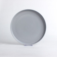 Ensemble de bols et d'assiettes en céramique Edge, logo personnalisé, vaisselle moderne de luxe, passe au lave-vaisselle