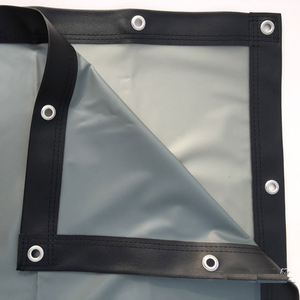 HEYU Pantalla de Proyección Circular Personalizada de Doble Cara, Película de Tela para Pantalla de Cine Portátil para Exteriores con Ojales - Product Image 3