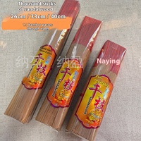 Bâtons d'encens en bois de santal chinois faits à la main, écologiques, en bambou, anti-odeur, toutes saisons, tailles 26 cm et 40 cm, vente en gros