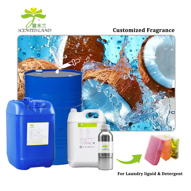 OEM Custom Coconut Fragrance for Solid and Liquid Soap Long Lasting Aroma IFRA Compliant Stable in Alkaline Base 50kg Trial Kit