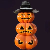 Sculpture géante de citrouille d'Halloween en résine (Art populaire moderne) - Décoration intérieure/extérieure