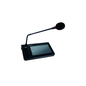 Mikrofon Paging IPM-6030M Sistem MEGA IP PA Nada Keberuntungan dengan Layar Sentuh LCD dan Remote Control