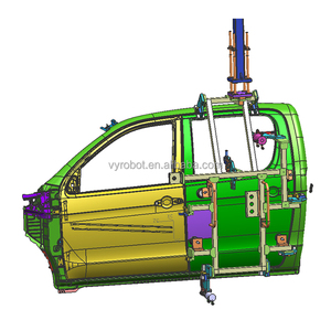 Ligne de production de soudage BIW pour l'automobile |   Système de soudage par points robotisé pour carrosserie avec moteur PLC, 6 robots à entraînement servo-électrique - Product Image 6