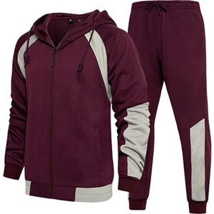 Ensemble de survêtement personnalisé pour homme, vêtements de sport, entraînement physique, jogging, streetwear décontracté, fabricant OEM ODM, marque privée - Product Image 1