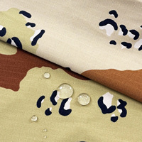 Tissu tactique imprimé NYCO5050 Ribstop 6 couleurs désert BDU Jungle Camouflage tissu avec matériau uniforme