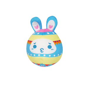 Peluche a Forma di Uovo di Pasqua Personalizzato con Orecchie di Coniglio, Giocattolo Artigianale per Bambini - Product Image 5
