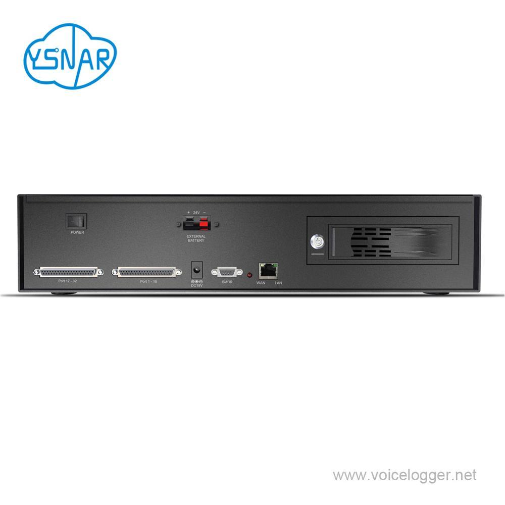 8 líneas independiente 2U red PSTN analógicos/PBX SMDR llamada de teléfono grabadora, 8CH integrado nube teléfono registrador