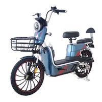 Vélo électrique Ebike 60v 500W 1000W Moteur 20ah Moteur de moyeu arrière Freins à tambour électroniques avant et arrière