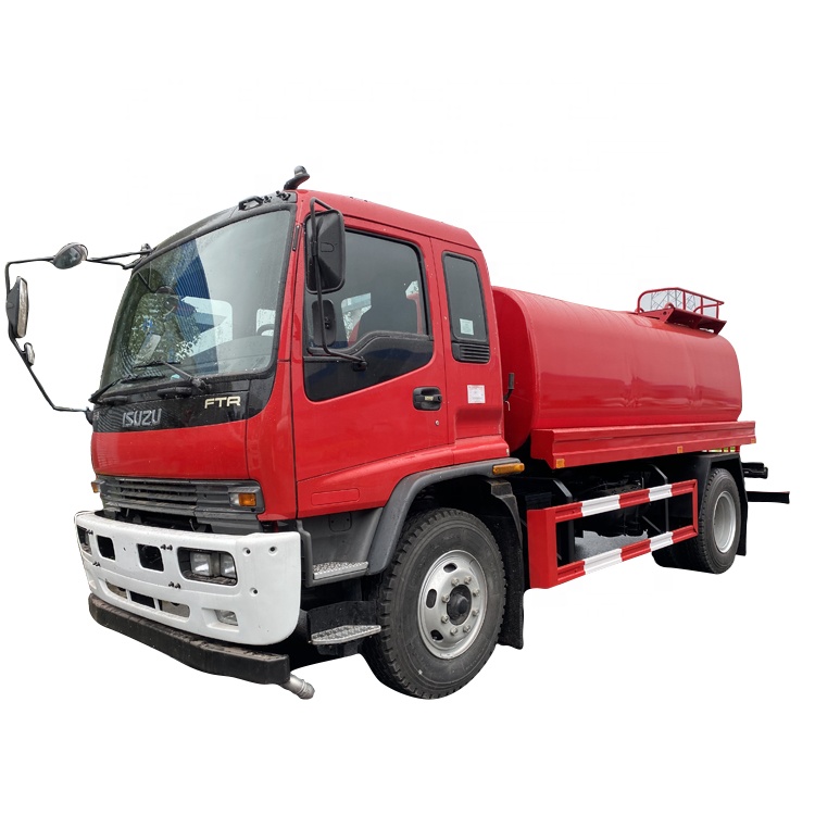 Японская торговая марка 1SUZU FTR 4x2, тележка для полива сада, грузовик с резервуаром для воды 8-10 м3, распродажа