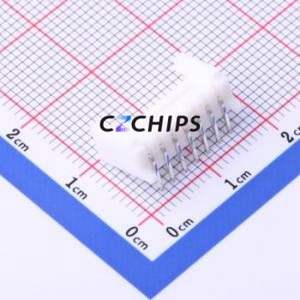 HC-HY-7AW Wire-to-Board Pin Header Bent Lead Through Hole,P=2mm Connector 1x7P 2mm Right Angle Insert HY - Product Image 2