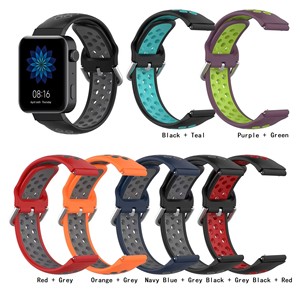 <span class=keywords><strong>Bracelet</strong></span> de montre en silicone de 20 mm pour Garmin Vivoactive 3 Music <span class=keywords><strong>Vivomove</strong></span> <span class=keywords><strong>HR</strong></span> Forerunner 245 645 Montre connectée - Product Image 2