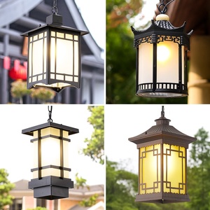 โคมไฟเพดานภายนอกพลาสติกสีดำแบบดั้งเดิม LED 6000K แสงเดย์ไลท์ ปรับความสว่างได้ รับประกัน 10 ปี สำหรับระเบียง ทางเข้าบ้าน สวน - Product Image 4