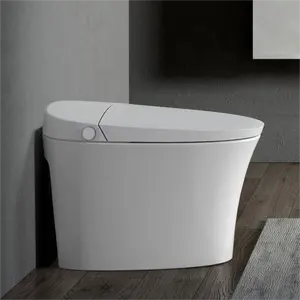 Hochwertiges luxus verlängertes Keramikheizrohr automatischer Sensor elektrische selbstreinigende Düse intelligente Toilette intelligent