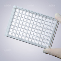 Vente en gros usine : Plaque ELISA stérile haute performance à 8 puits et 12 compartiments, détachable et transparente, consommables de laboratoire