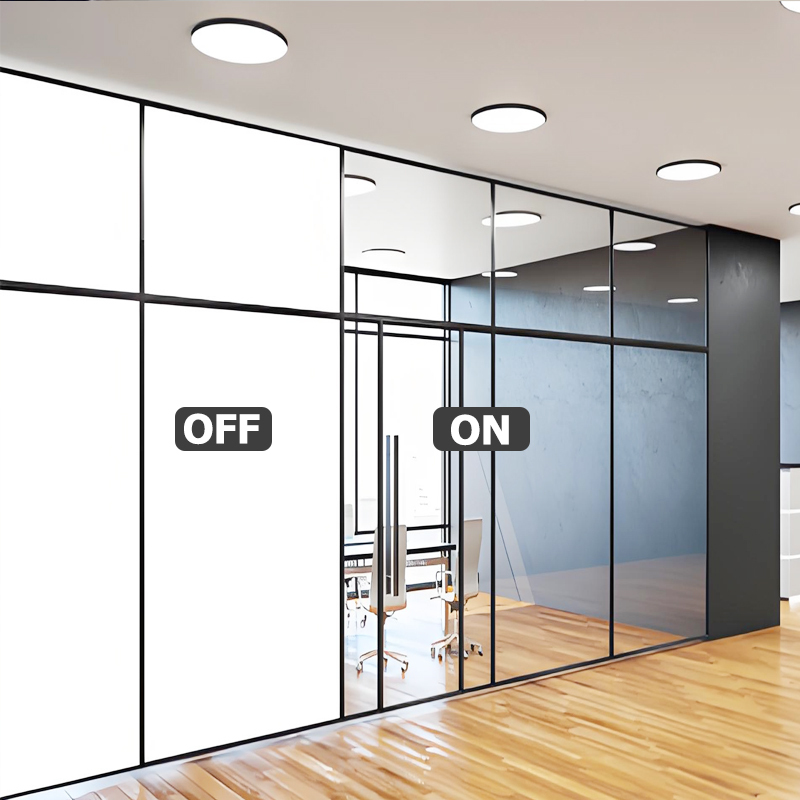 Smart Glass Partition Remote Control Wall Switch PDLC Glass Panel Home Bedroom Bathroom Office Conference Room Hotel Room · image 4