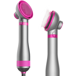 Cepillo Secador de Pelo Eléctrico 2 en 1 para Mascotas, Perros y Gatos, Peine Iónico de Bajo Ruido, Herramienta Recargable para Eliminar el Pelo Suelto - Product Image 1