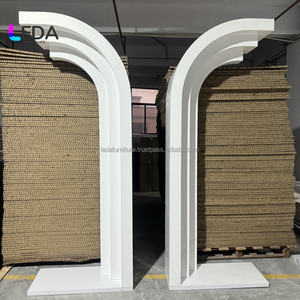 LEDA Offre Spéciale Superbe toile de fond en forme d'arche de mariage, décor robuste idéal pour la fête de mariage - Product Image 2
