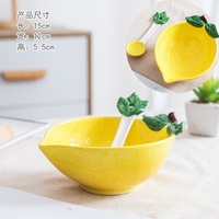 Bols créatifs en céramique, bols à fruits, bols à salade de légumes, bols à repas pour enfants et vaisselle domestique pour étudiants