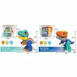 Realistic Plastic DIY Assemble and Disassemble Dinosaur Toys Educational Gifts for Children Promotional Products