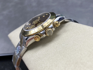 Caja de acero inoxidable 316L de 40 mm de diámetro. Correa de Acero Inoxidable de Tres Eslabones. Reloj Mecánico de Alta Gama para Hombre - Product Image 4