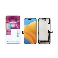 Écran LCD tactile Premium complet de marque JK pour iPhone 16 Plus – Remplacement d'écran FHD In-cell pour réparation