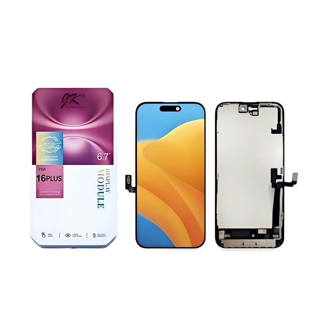 JK Brand Full Assemble LCD Ecran 16Plus Premium Touch Screen Replacement for iPhone 16 Plus LCD FHD In-cell Ekran Display Repair