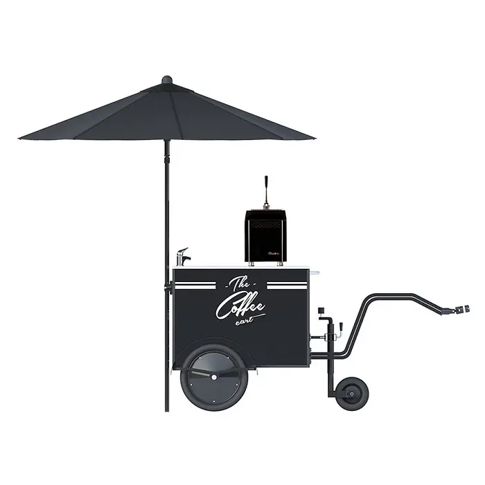 Schieben fast-food-wagen trolley kaffee wagen zum verkauf outdoor-kiosk
