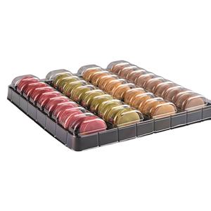 Vassoio da imballaggio <span class=keywords><strong>Macaron</strong></span> in plastica usa e getta per alimenti per animali domestici riciclabili scatole da imballaggio <span class=keywords><strong>Macaron</strong></span> rettangolari - Product Image 1