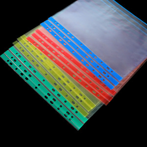 Bán buôn A4 A5 nhựa báo cáo thư mục tập tin với rõ ràng thanh phẳng menu bên trong trang lưu trữ thư mục nộp hồ sơ sản phẩm - Product Image 2