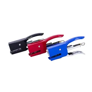 Newest ergonomics labor saving design eco friendly staple free stapler set for home office school