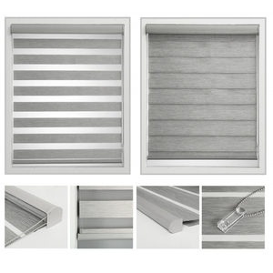 Rèm cửa tự động thông minh chất lượng cao, rèm cuốn <span class=keywords><strong>zebra</strong></span> ngày đêm - Product Image 3